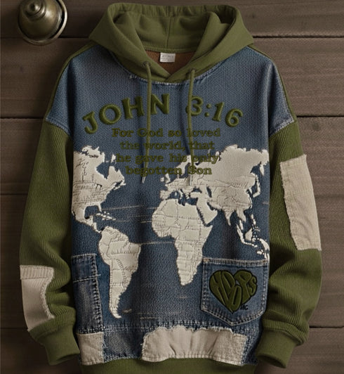 HOOPS Inc. Denim Continent Jogging Suit Hoodie