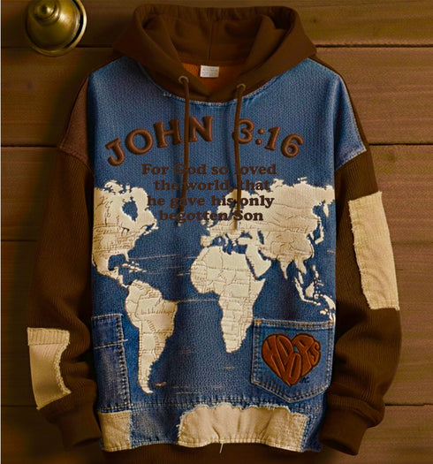 HOOPS Inc. Denim Continent Jogging Suit Hoodie