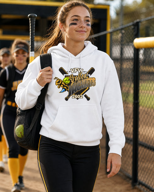 Yellow Jackets 2602 Classic Pullover Hoodie