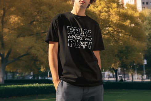 "Pray Where You Play" - Soccer - Men/Women Tees