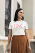 Short Sleeve Tee Shirt - Women's - LOVE