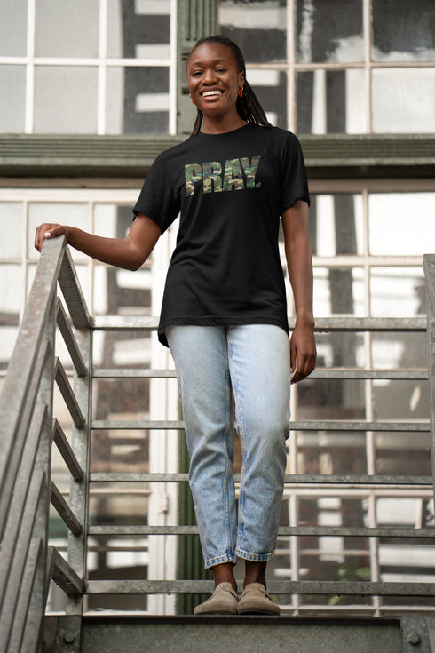 Short Sleeve Tee Shirt - Women's - PRAY