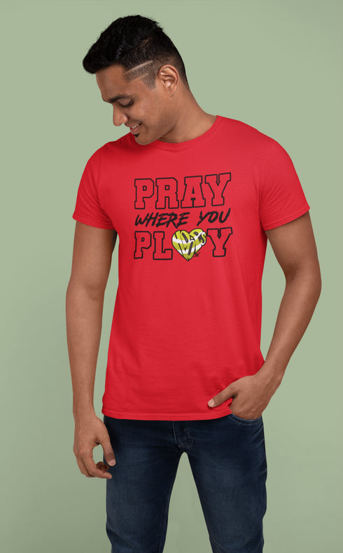 "Pray Where You Play" - Tennis - Men/Women Tees