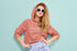 Women's Crop Hoodie - Split HOOPS