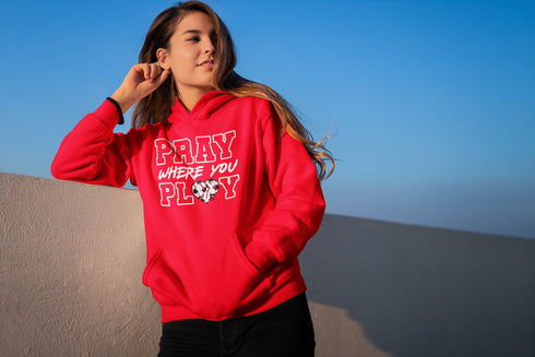 "Pray Where You Play" - Soccer - Men/Women Hoodie