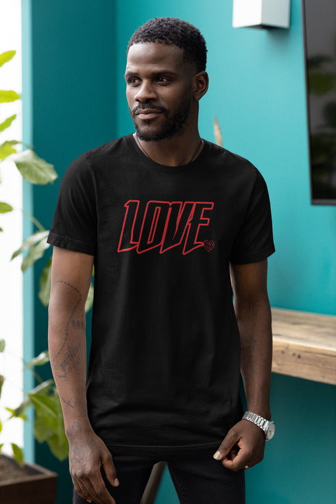 Short Sleeve Tee Shirt - Men's - LOVE