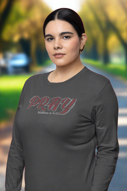 Long Sleeve Tee Shirt - Women's - PRAY