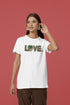 Short Sleeve Tee Shirt - Women's - LOVE