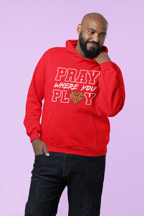 "Pray Where You Play" - Basketball - Men/Women Hoodie