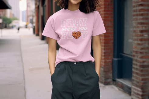 "Pray Where You Play" - Basketball - Men/Women Tees