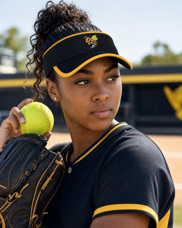 Yellow Jackets Softball Performance Visor