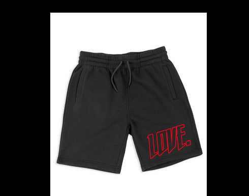 Men's Jogger Shorts - FAITH. LOVE. PRAY.