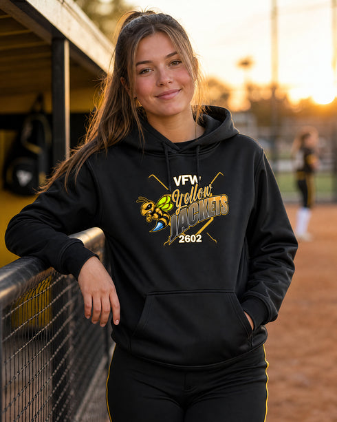 Yellow Jackets 2602 Classic Pullover Hoodie
