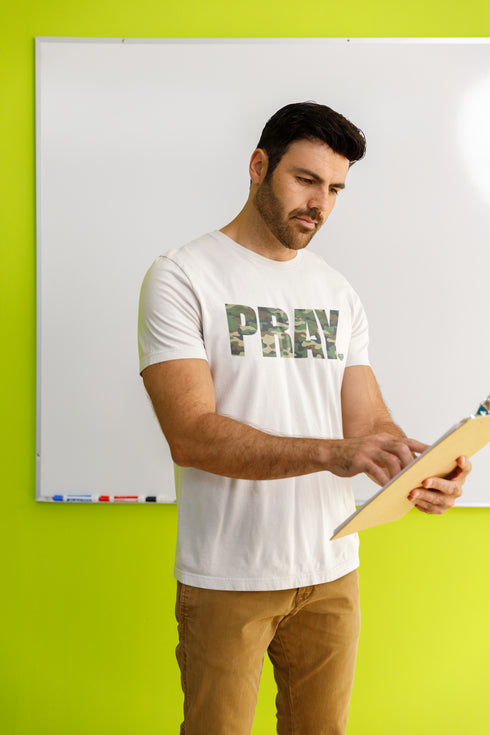 Short Sleeve Tee Shirt - Men's - PRAY