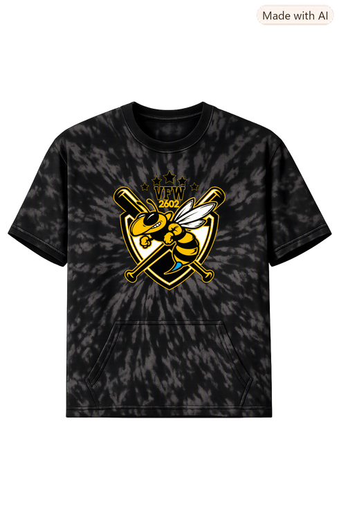 Yellow Jackets 2602 VFW Tie-Dye Tee