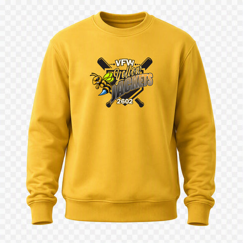 Yellow Jackets 2602 Classic Crewneck Sweatshirt