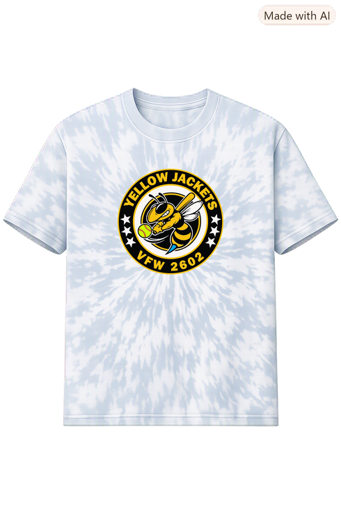 Yellow Jackets 2602 VFW Tie-Dye Tee