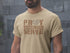 "Pray Where You Serve" - T-Shirt - Light Olive