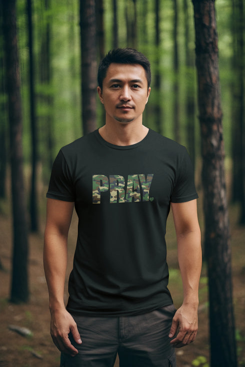 Short Sleeve Tee Shirt - Men's - PRAY