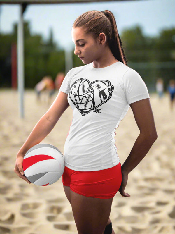 HOOPS Inc Dual Sports Tee - Women's Short Sleeve Volleyball