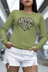 Long Sleeve Tee Shirt - Women's - HOOPS Military