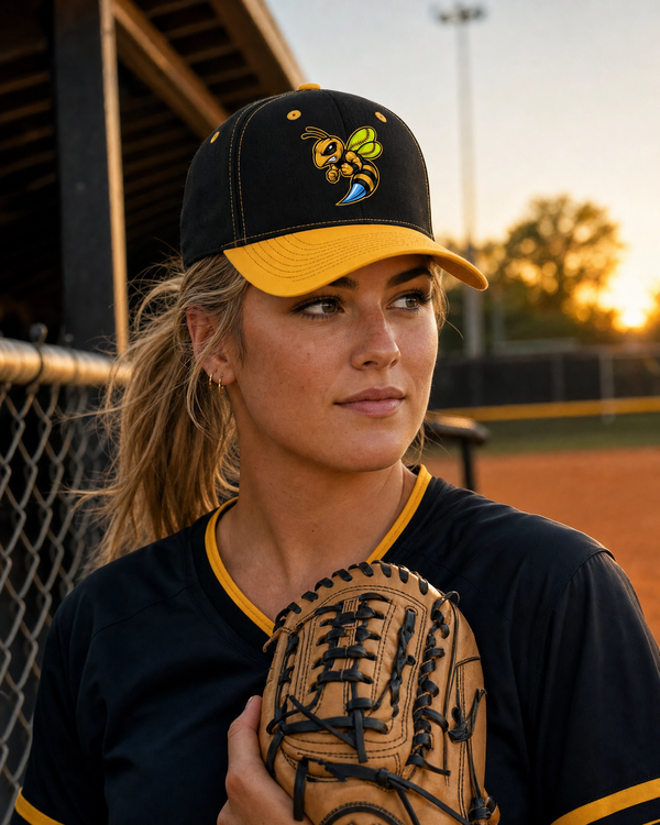 Yellow Jackets Softball Snapback Cap