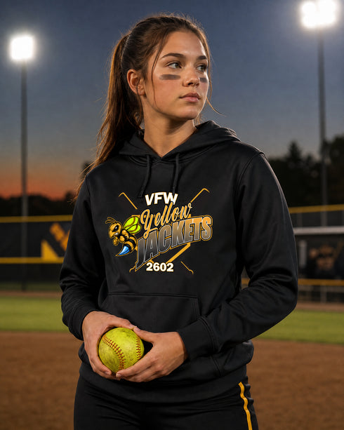 Yellow Jackets 2602 Performance Hoodie